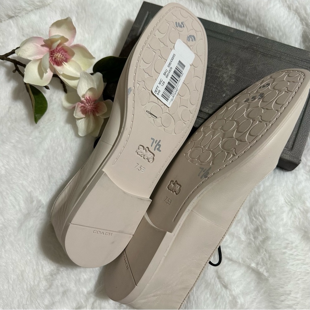 COACH Women's Emilia Mary Jane Ballet Flats - Picture 11 of 13